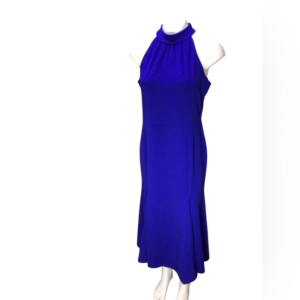 Woosea Elegant Blue Halter Maxi Dress NWT size XL